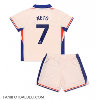 Chelsea Pedro Neto #7 Echipament de Fotbal Replică 2024-25 Copii Deplasare (+ Șorturi)
